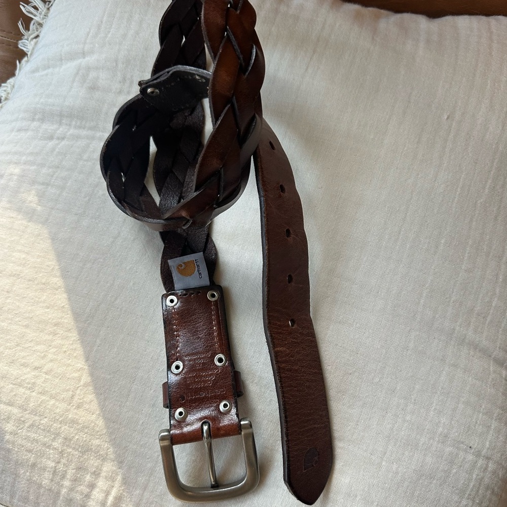 Carhartt Braided Leather Belt - Picture 4 of 6